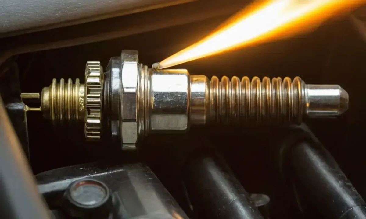 The ignition system powers the combustion process
