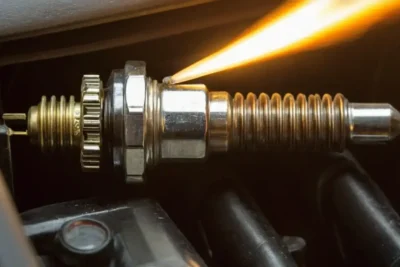 The ignition system powers the combustion process
